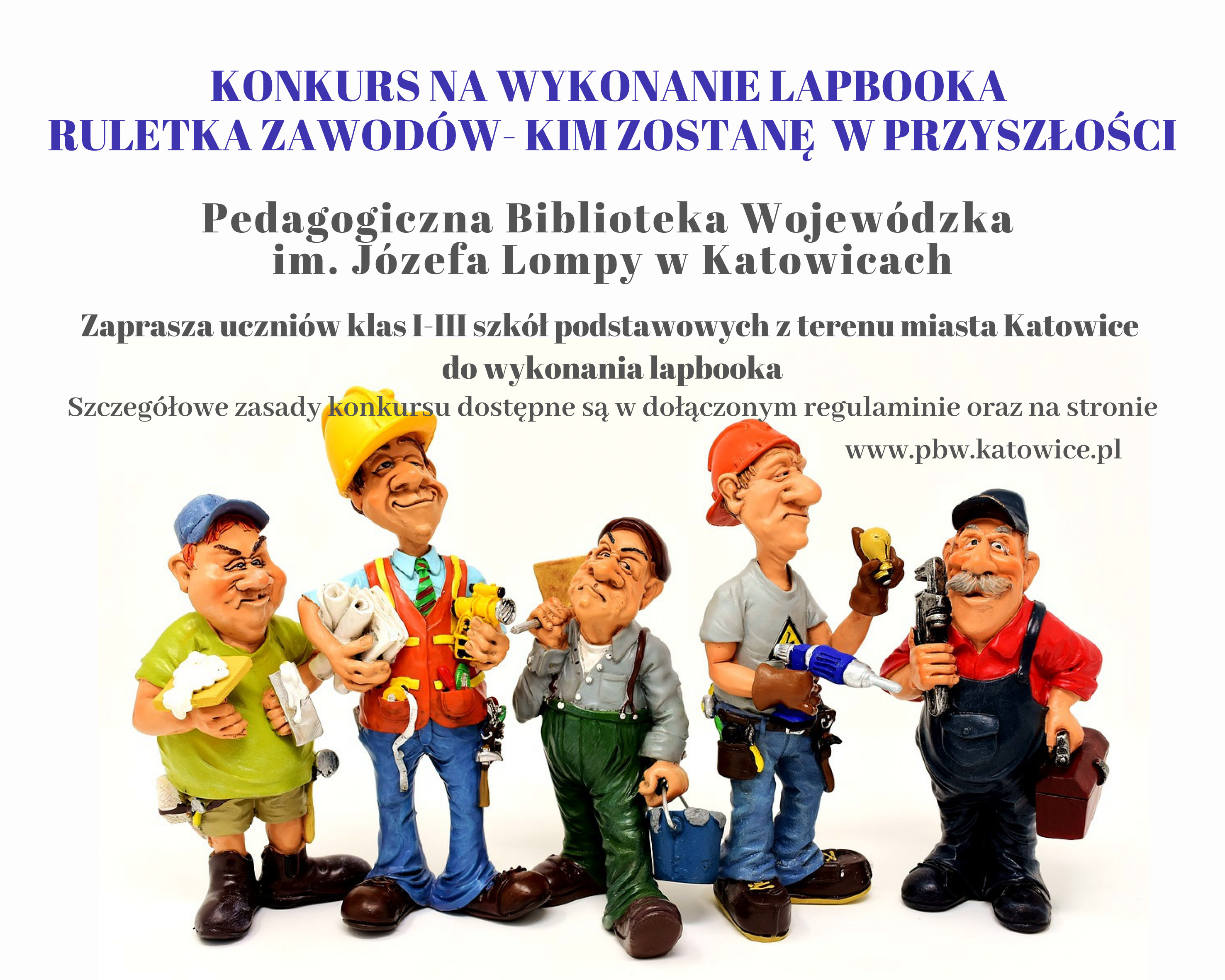 Plakat z&nbsp;informacjami o&nbsp;konkursie "Ruletka zawodów"