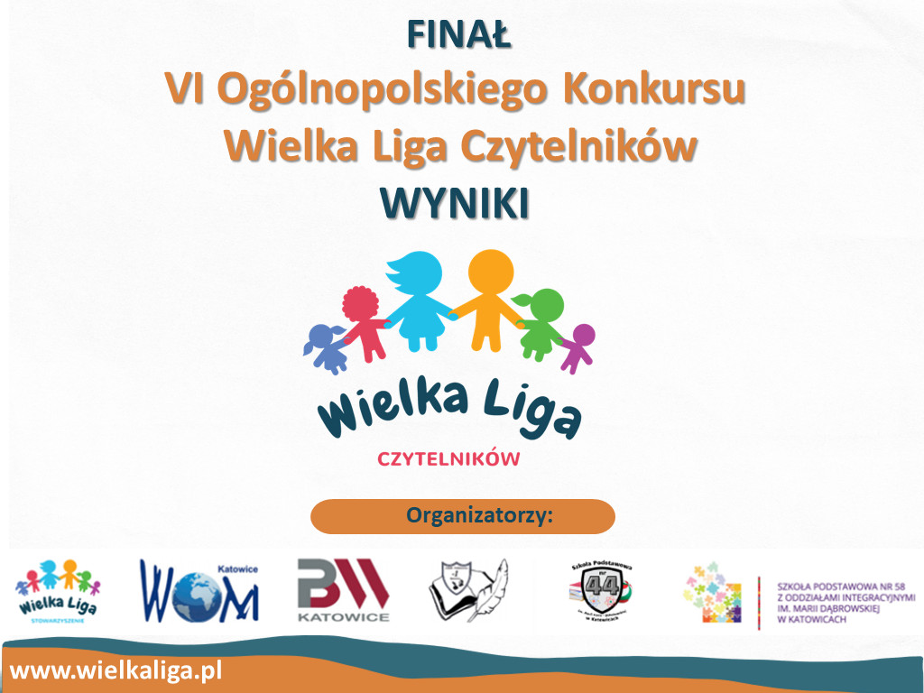 Finał VI edycji Wielkiej Ligi Czytelników - grafika