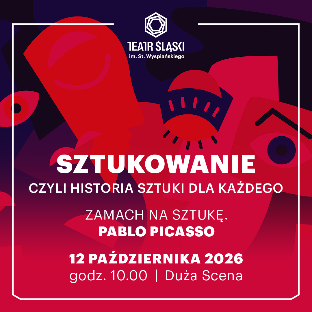 Plakat zajęć z cyklu Sztukowanie - Pablo Picasso